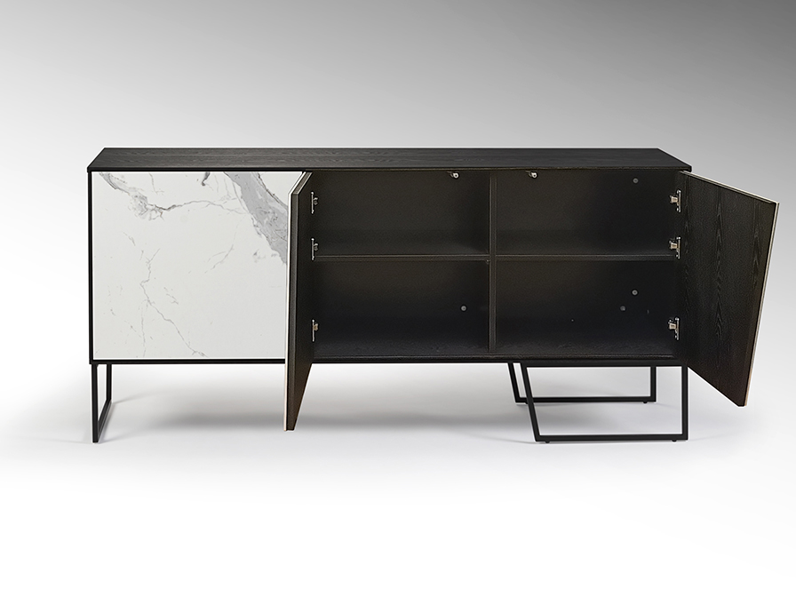 Schuller Furniture and decoration Sideboard Kerala 603645  ·KERALA· SIDEBOARD 3 DOOR B/W