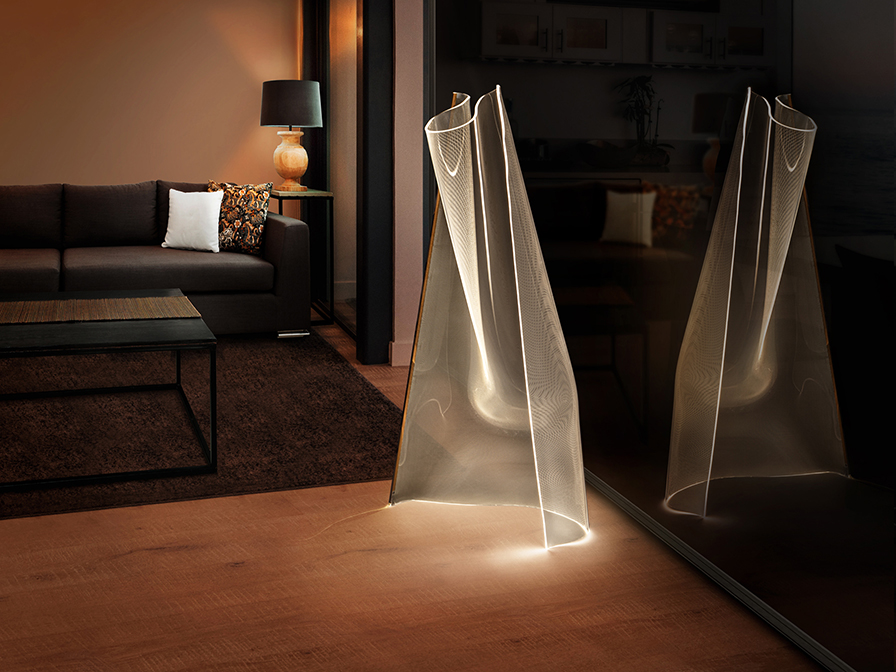 Schuller Lighting Floor lamps Velos 608312  ·VELOS· FLOOR LAMP, ROSE GOLD