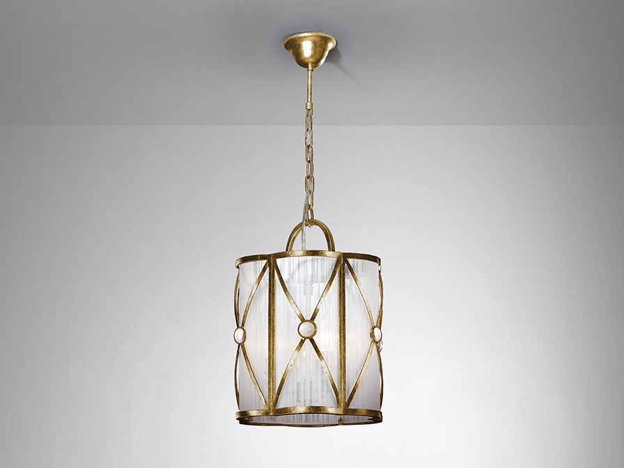 Schuller Ligthing Pendants Esparta 615372  ·ESPARTA· LAMP 3L., GOLD