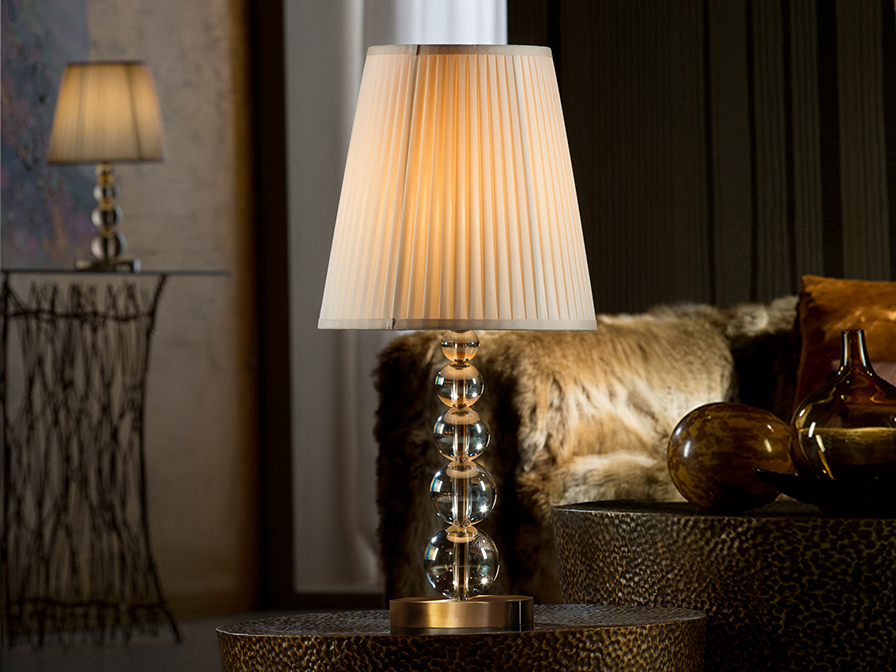 Schuller Lighting Table lamps Mercury 661457N  ·MERCURY· LARGE TABLE LAMP, CHAMPAGNE, 1