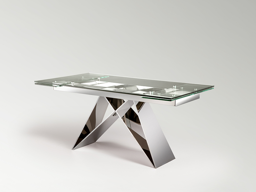 Schuller Furniture Dining tables Mika 713016  ·MIKA· DINING TABLE,EXT. STEEL