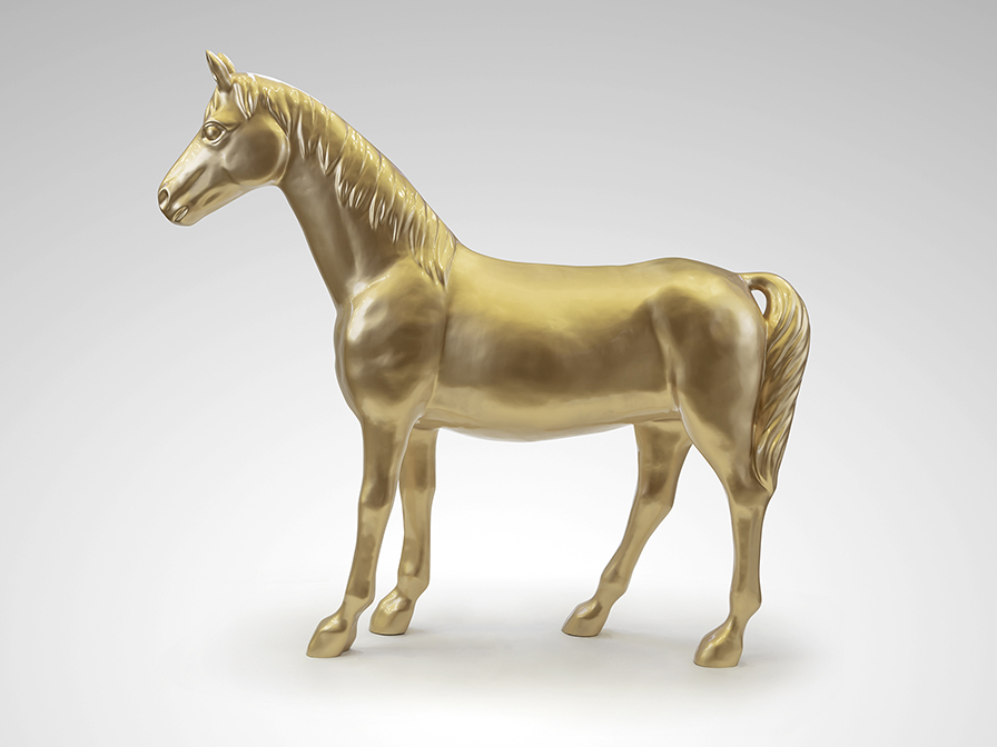 Schuller  Decorative figures Pegaso 718622  PEGASO- LARGE HORSE FIGURE, GOLD