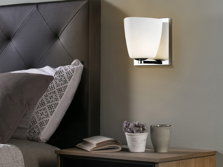 Schuller  Wall lamps Elliot 725106  ·ELLIOT· WALL LAMP 1L., OPAL