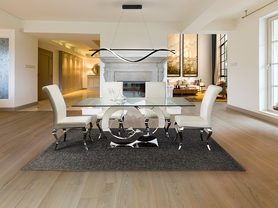 Schuller Decoration,mirrors and.. Dining tables Casandra 739313  ·CASANDRA· DINING TABLE, STEEL, 180