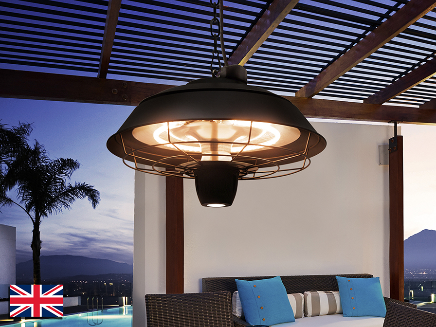 Schuller  Outdoor heater Heat Vintage 747158UK  ·HEAT VINTAGE· SUSPENSION HEATER 1500W