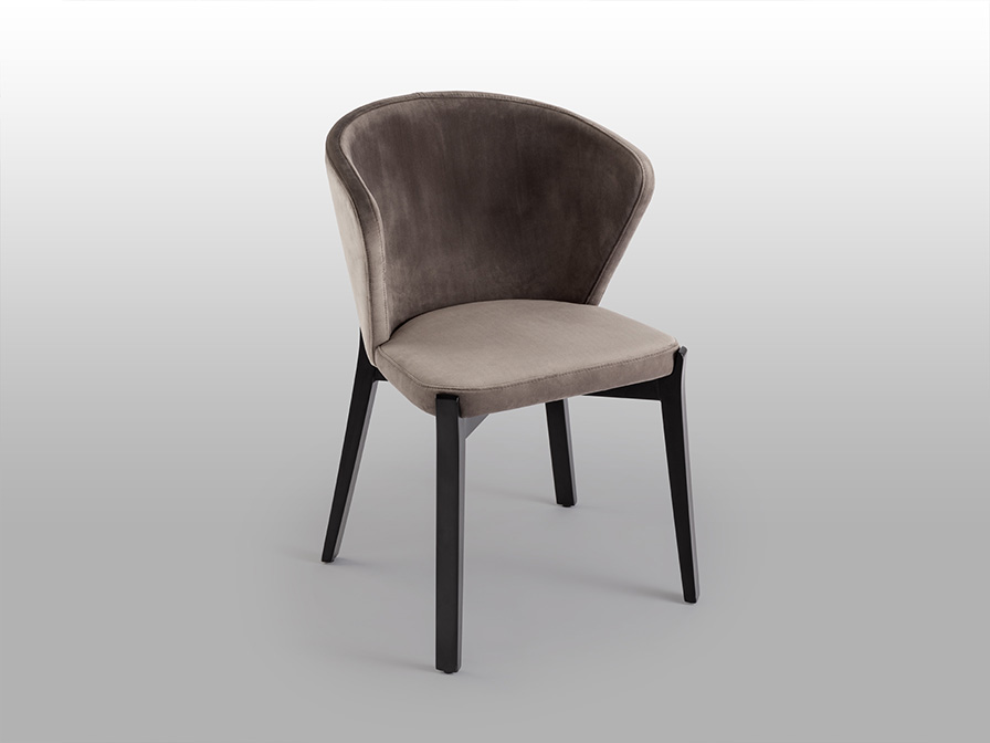 Schuller Furniture and decoration Chairs and Armchairs Azura 754927  ·AZURA· ARMCHAIR, BLACK/STONE