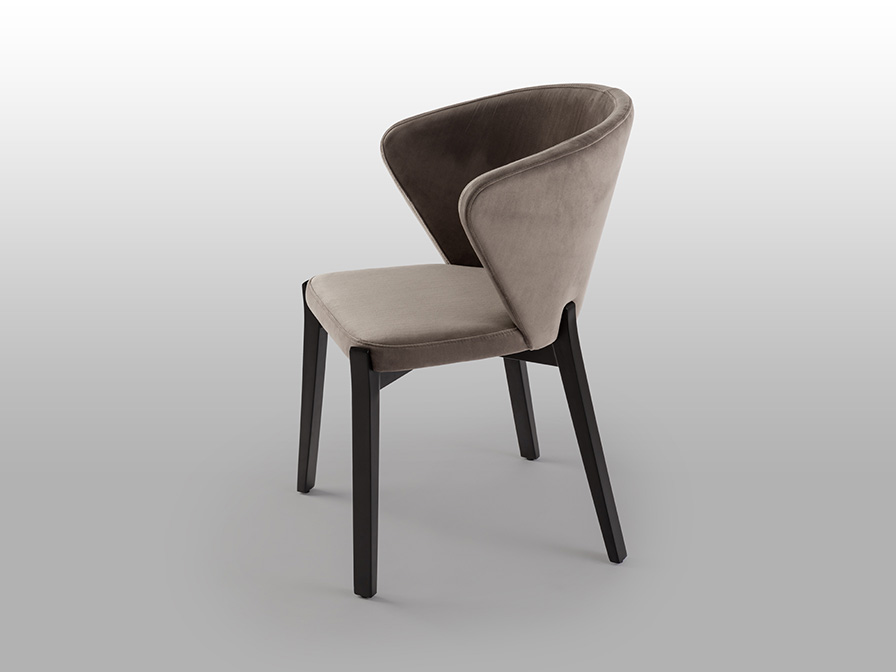 Schuller Furniture and decoration Chairs and Armchairs Azura 754927  ·AZURA· ARMCHAIR, BLACK/STONE