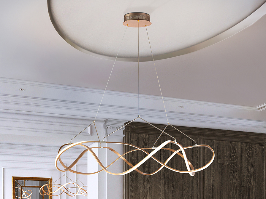 Schuller Lighting Pendants Molly 763592  ·MOLLY· LED LAMP Ø110, ROSE GOLD