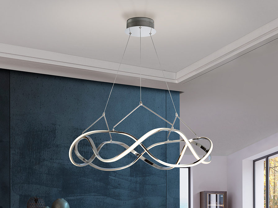 Schuller Lighting Pendants Molly 763950  ·MOLLY· LED LAMP Ø80, CHROME