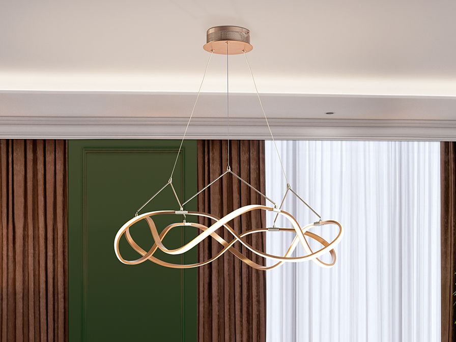 Schuller Ligthing Pendants Molly 763967D  ·MOLLY· LED LAMP Ø80 ROSE GOLD, DIMMABLE