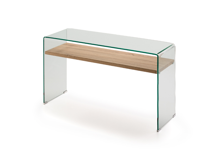 Schuller Furniture and decoration   764352  ·SONOMA·CONSOLE TABLE GLASS/MELAMINE