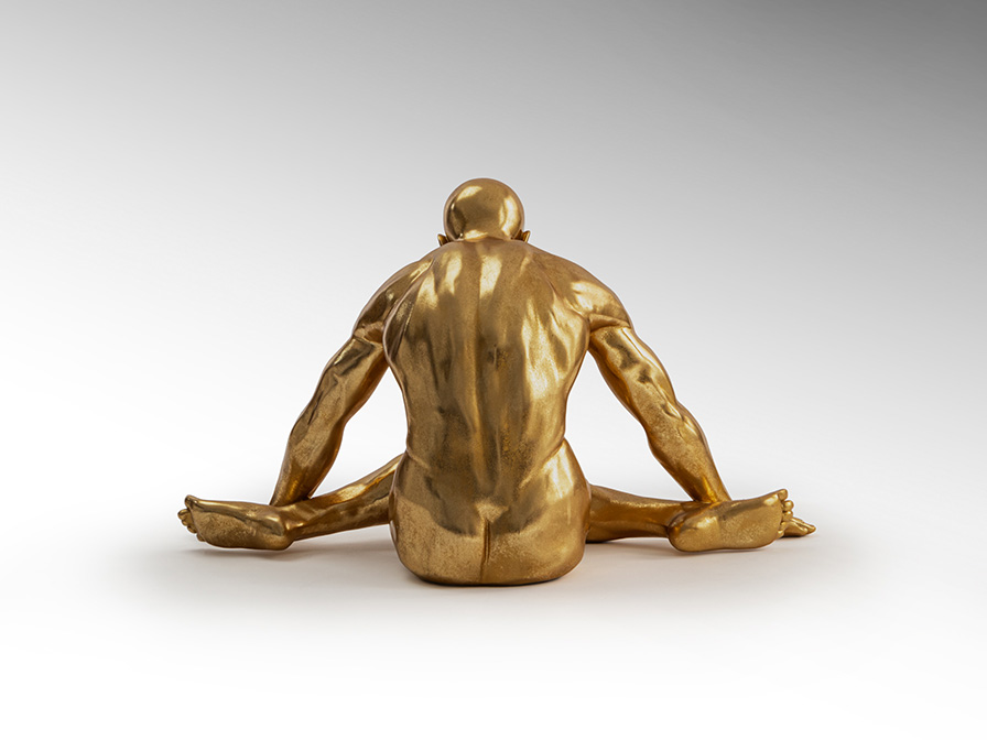 Schuller Furniture and decoration Decorative figures Yoga 766920  ·YOGA· LARGE FIGURE, GOLDEN