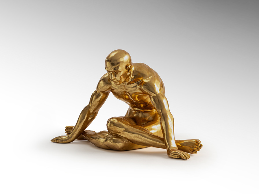 Schuller Furniture and decoration Decorative figures Yoga 766920  ·YOGA· LARGE FIGURE, GOLDEN