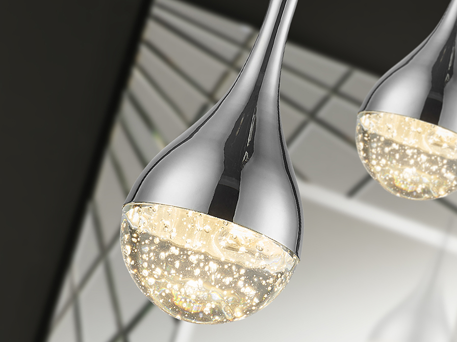 Schuller Lighting 1 Light Pendants Elie 773106  ·ELIE· LAMP 1L. Ø10, CHROME
