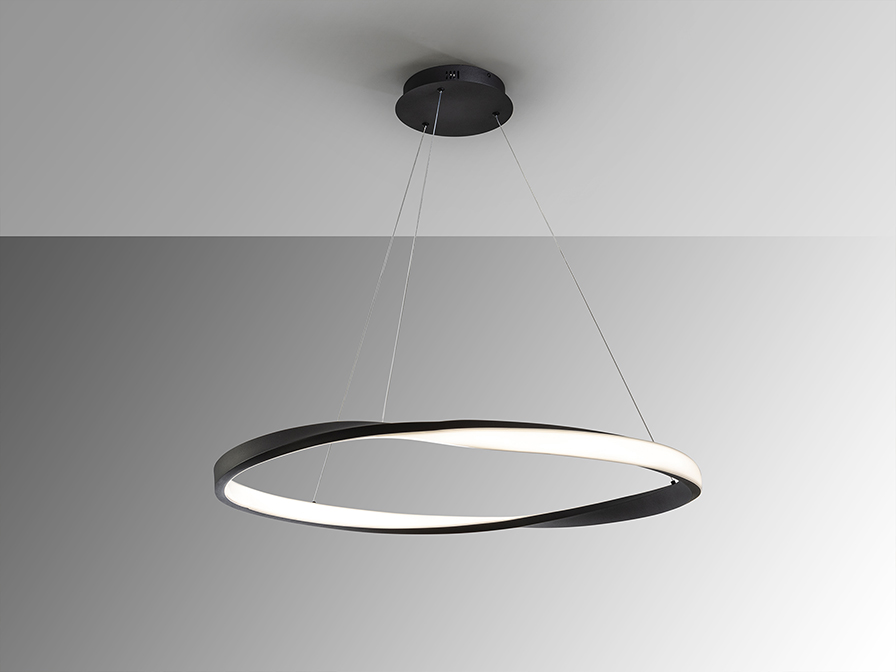 Schuller Lighting Pendants Altair
 781129  ALTAIR - BLACK LAMP Ø80