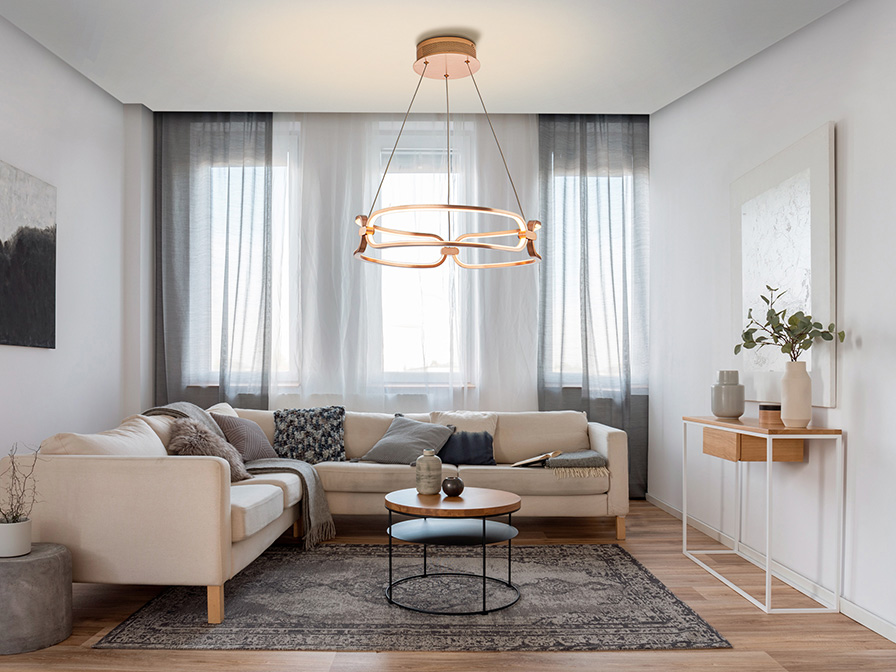 Schuller Lighting Pendants Colette 786621  ·COLETTE· LED LAMP Ø47, ROSE GOLD