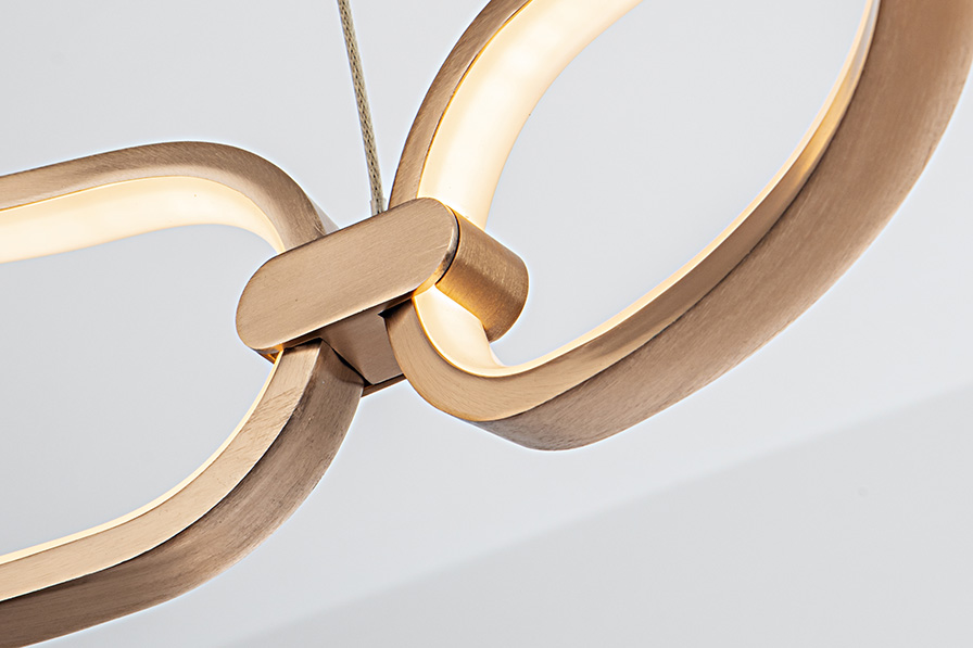 Schuller Lighting Pendants Colette 786966D  ·COLETTE· LED LAMP Ø80 ROSE GOLD, DIMMAB