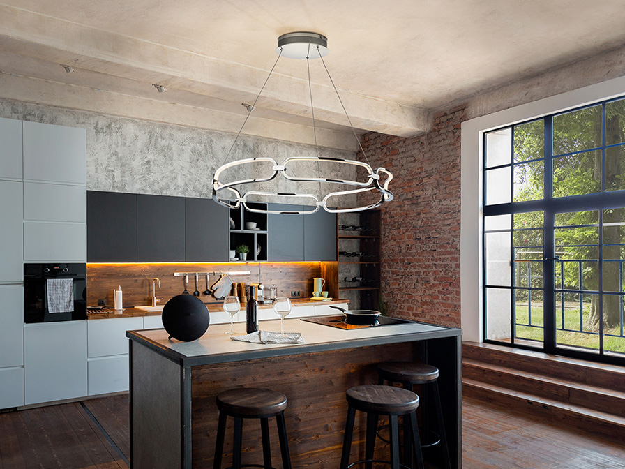 Schuller Ligthing Pendants Colette 786973D  ·COLETTE· LED LAMP Ø80 CHROME, DIMMABLE