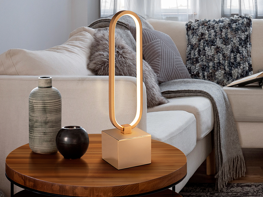 Schuller Lighting Table lamps Colette 787253  ·COLETTE· LED TABLE LAMP, ROSE GOLD