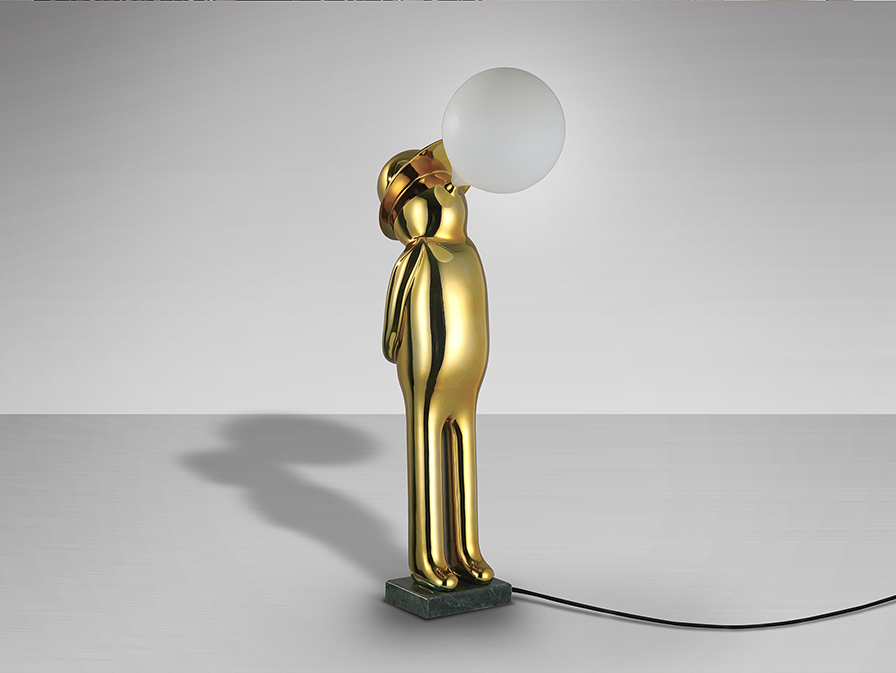 Schuller Decoration,mirrors and.. Decorative figures Mr Bubble 788827  MR. BUBBLE - FIGUE 1L - GOLDEN