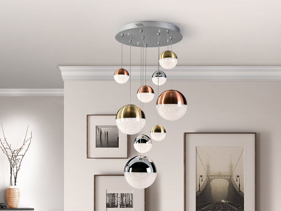 Schuller Lighting Pendants Sphere 793091D  ·SPHERE· DIMMABLE LED LAMP 9L.Ø50