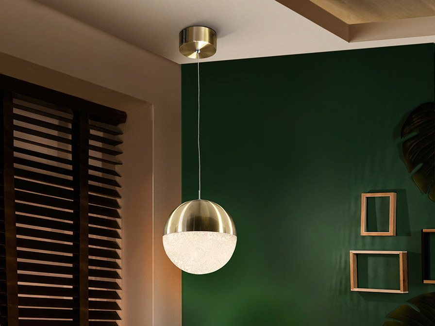 Schuller Lighting 1 Light Pendants Sphere 793407  ·SPHERE·LED LAMP 1L.,Ø20,BRASS