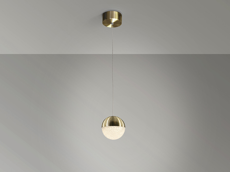 Schuller Ligthing 1 Light Pendants Sphere 793429  ·SPHERE· LED LAMP Ø12, BRASS