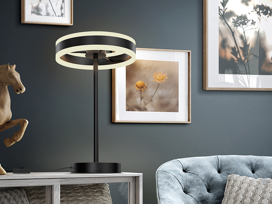 Schuller  Table lamps Helia 832076  ·HELIA· LED TABLE LAMP, MATT BLACK