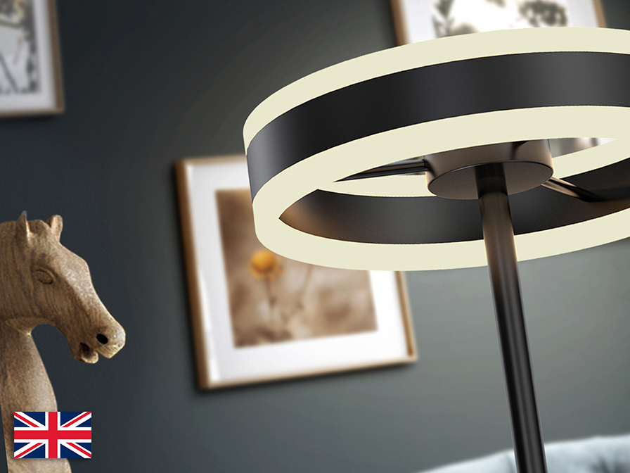 Schuller  Table lamps Helia 832076UK  HELIA - LED TABLE LAMP, MATT BLACK UK