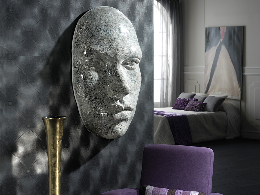 Schuller Decoration,mirrors and.. Decorative figures Faz 832139  ·FAZ· SILVER MIRROR MASK