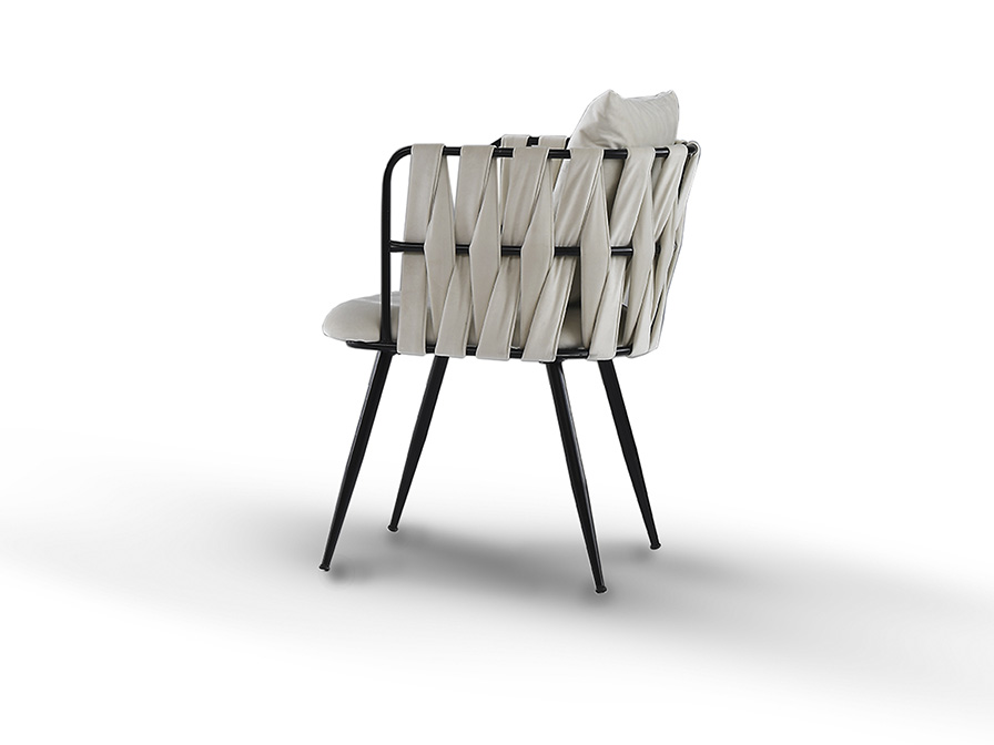 Schuller Furniture and decoration Chairs and Armchairs Ventura 835640  ·VENTURA· ARMCHAIR, BLACK-WHITE