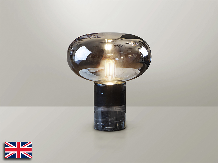 Schuller  Table lamps Fungi 837125UK  ·FUNGI· TABLE LAMP BLACK MARBLE UK