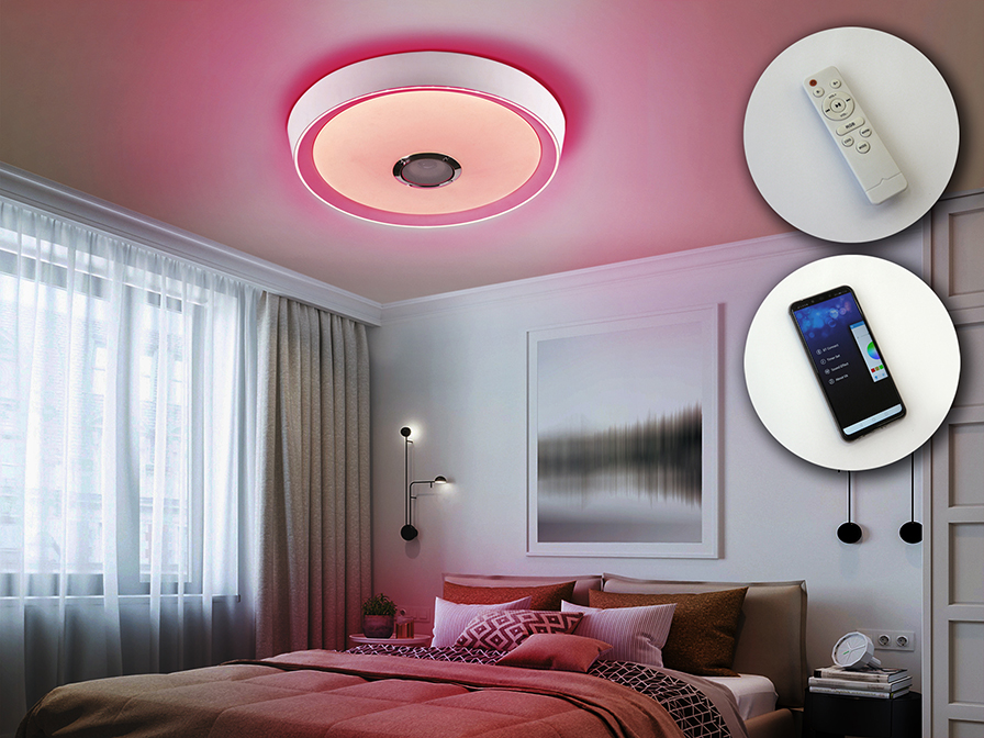 Schuller Ligthing   851472  ·JAZZ· WHITE CEILING LAMP Ø50