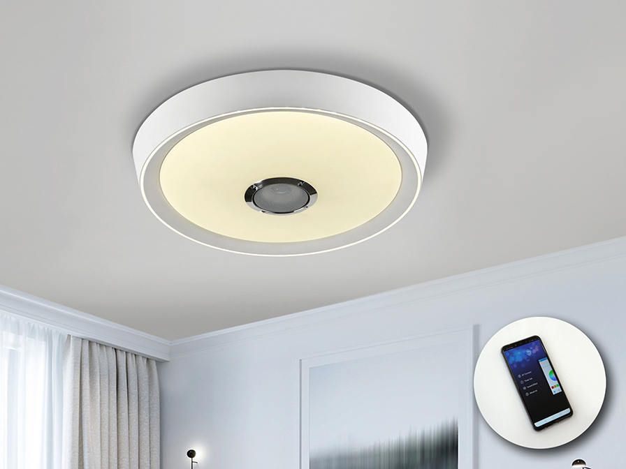 Schuller Ligthing   851472  ·JAZZ· WHITE CEILING LAMP Ø50