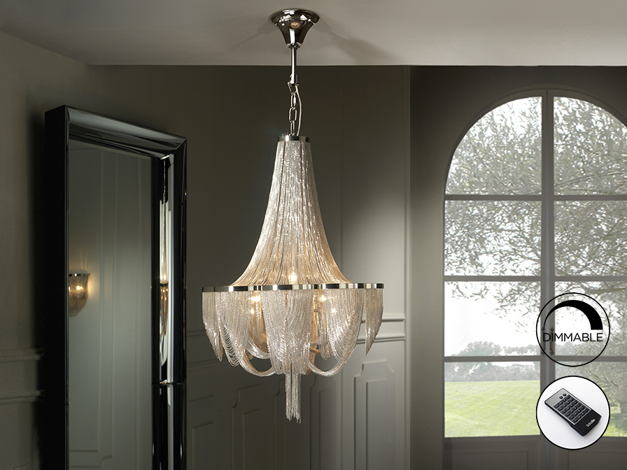 Schuller Ligthing Pendants Minerva 872853D  ·MINERVA· DIMMABLE LAMP 10L.