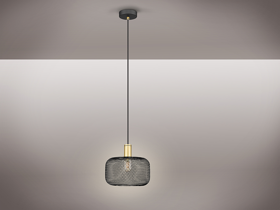 Schuller Lighting 1 Light Pendants Osiris 910132  ·OSIRIS· LAMP 1L., GOLD-BLACK