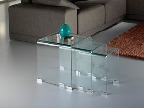 Schuller mobiliario mesas auxiliares Glass