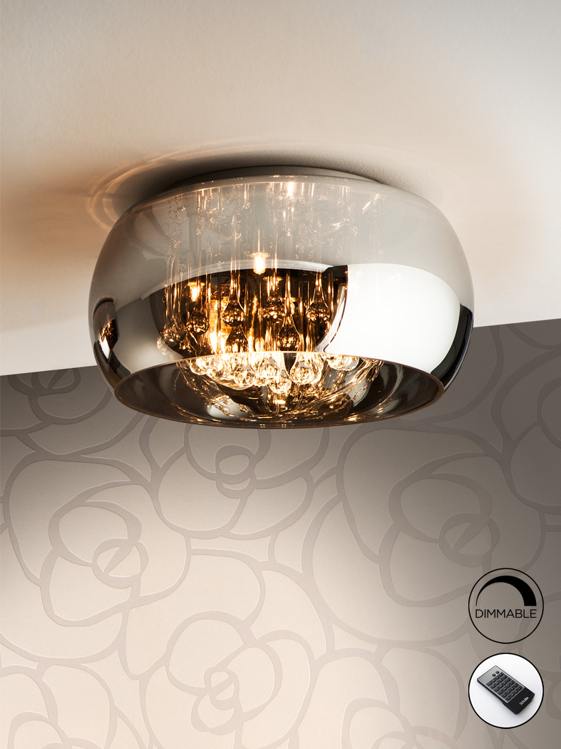 silver light fittings argos